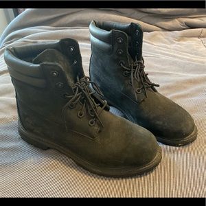 Suede Black Timberland Boots